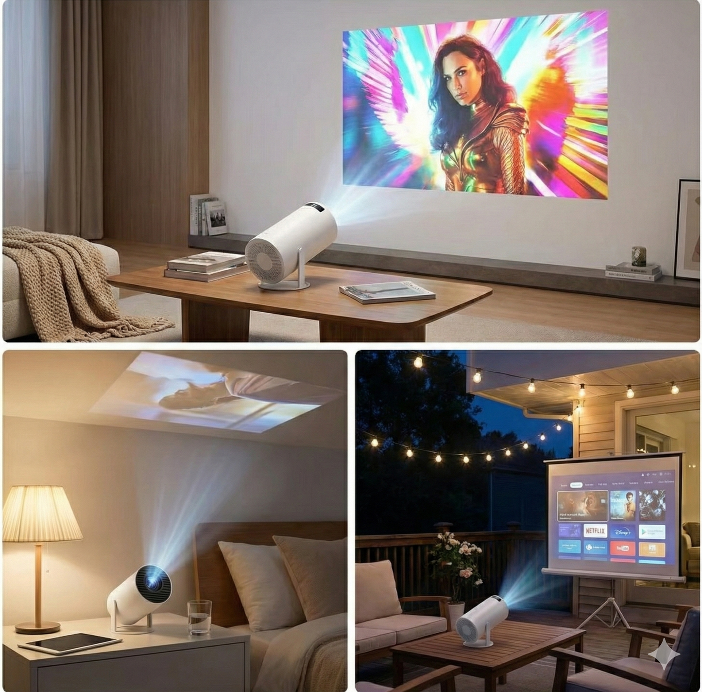 Cinematic Anywhere Projector™